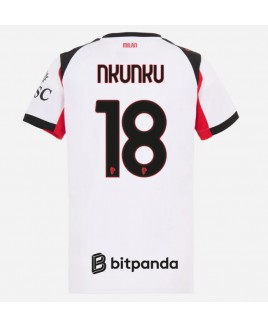 Günstige AC Milan Christopher Nkunku #18 Auswärtstrikot Damen 2025-26 Kurzarm